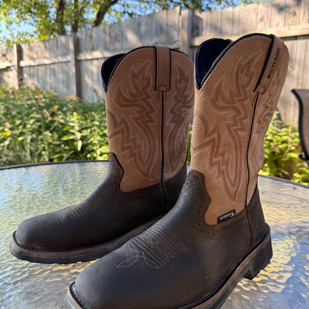 Wolverine Men's Rancher EH Steel Toe Wellington Waterproof Work Boots